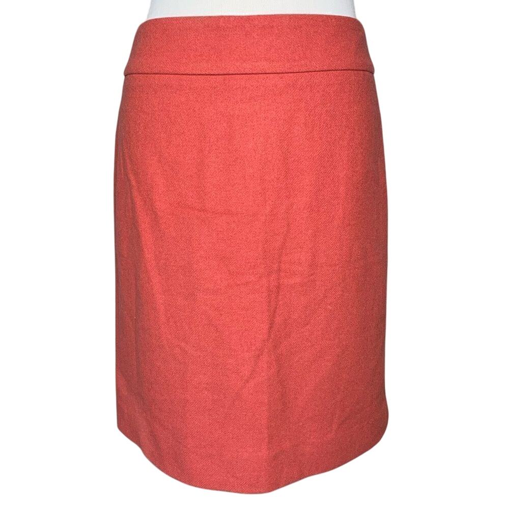 J. Crew Wool Blend Pencil Skirt Size 8